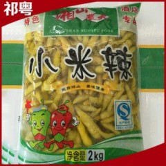 【整箱ลัง】湘如 小米辣泡椒 野山椒 2kg x 6袋/箱