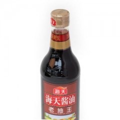 海天 老抽王500ml经典风味酱油 炒菜红烧上色 HADAY(ขวด) ซีอิ๊วดำ เหล่าโชว B308