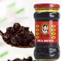 【特价】老干妈风味豆豉油辣椒280g陶华碧辣椒酱调料拌面下饭菜 เหล่ากันมาถั่ว