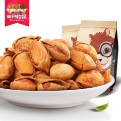 三只松鼠 手剥巴旦木235g零食坚果炒货巴达木扁桃仁