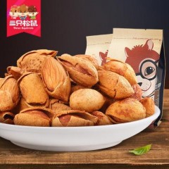 三只松鼠 手剥巴旦木235g零食坚果炒货巴达木扁桃仁