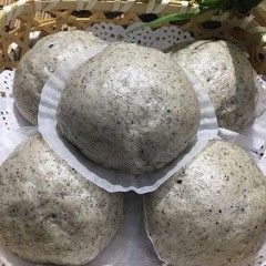 【周六曼谷市区配送】泰华国货手工黑芝麻馒头6个/袋600g面食(หมั่นโถวรสงาดำ)【满1300包邮】