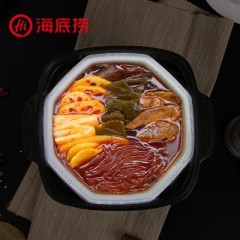 海底捞麻辣嫩牛小火锅435g 方便速食即食小火锅清油自煮自热火锅 ฮอทพอท Haidilao เนื้อตุ๋น