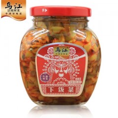 乌江涪陵榨菜红油榨菜 300g瓶装榨菜麻辣开味佐餐咸菜下饭菜 ผักดองกระปุกฝาแดง(รสเผ็ด)