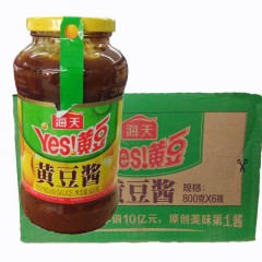 海天黄豆酱800g/瓶(ขวด) เต้าเจี้ยว ไห่เทียน YES! C211