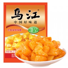 乌江榨菜脆口萝卜干150g袋 特产榨菜鲜脆下饭咸菜 ไชโป๊วปรุงรสเผ็ด ห่อส้ม C208