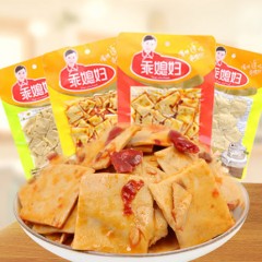 乖媳妇石磨豆干80g 麻辣味 เต้าหู้สีแดง1*50