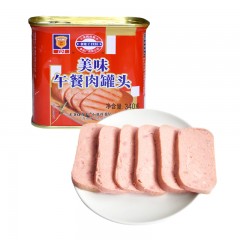 上海梅林美味午餐肉罐头340g克 แฮมไก่