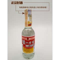 泸州老窖 二曲白酒 经典光瓶国产浓香型