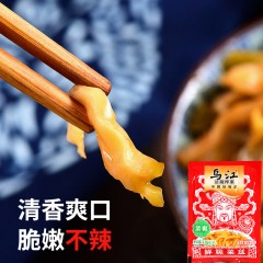 乌江涪陵榨菜鲜脆菜丝80g/袋 下饭菜 特产小吃乌江榨菜 ไชเท้าดองห่อแดง