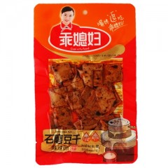 乖媳妇石磨豆干80g 麻辣味 เต้าหู้สีแดง1*50