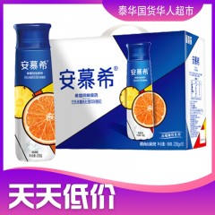伊利安慕希高端畅饮型橙+凤梨风味酸奶230g酸奶饮料 โยเกิร์ต ส้มสับปะรด