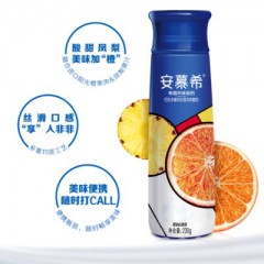 伊利安慕希高端畅饮型橙+凤梨风味酸奶230g酸奶饮料 โยเกิร์ต ส้มสับปะรด