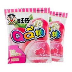 旺仔QQ糖水蜜桃味20g 零食糖果เยลลี่กลิ่นพีช