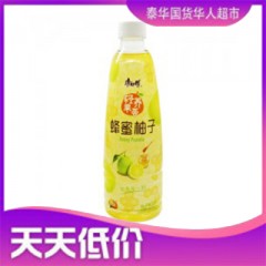 康师傅蜂蜜柚子茶 夏季茶饮品饮料 蜂蜜柚子500ml คังซือฝูน้ำส้มโอน้ำผึ้ง