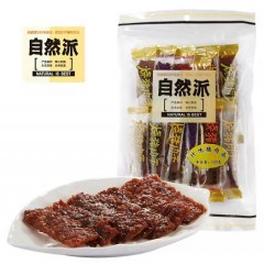 自然派什味牛肉脯 100g*12小包 四个口味混合 เนื้อแดดเดียว ยี่ห้อ จื่อหรานพ่าย 100 กรัม*12ซอง รวม 4 รสชาติความอร่อย