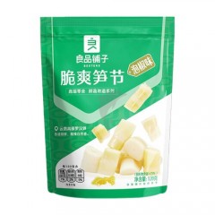 良品铺子 脆爽笋节 泡椒味 120gหน่อไม้กรอบ รสพริกดอง ยี่ห้อเหลียงผิ่นพู้จิ 120 กรัม