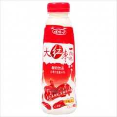 娃哈哈御上坊大红枣枸杞酸奶饮品450ml นมเปรี้ยวรสพุทรา แบบใหม่