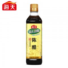 海天 陈醋 450ml 调味料调料(炒菜蘸料调味)HADAY 食醋凉拌饺子蘸醋(ขวด) สายชูดำ ไห่เทียน B302